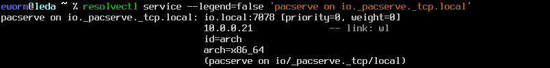resolvectl service